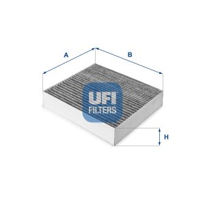 Filtru polen MITSUBISHI COLT VI (Z3_A, Z2_A) 1.5 CZT (Z37A) benzina 150 cai UFI 54.144.00
