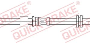 Furtun frana MITSUBISHI OUTLANDER III (GG_W, GF_W, ZJ, ZL, ZK) Plug-in Hybrid (GG2W) benzina/elector 200 cai QUICK BRAKE 58.891