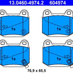 Placute frana MITSUBISHI CARISMA limuzina (DA_) 2.0 16V GT EVO VI/VII benzina 280 cai ATE 13.0460-4974.2