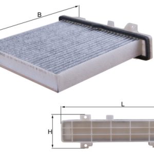Filtru polen MITSUBISHI PAJERO CLASSIC (V2_W, V6_W, V7_W) 2.5 TD (V24W) diesel 115 cai MAHLE ORIGINAL LAK 589
