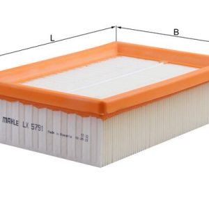 Filtru aer MITSUBISHI ASX (VSX_, VSE_) 1.3 MHEV (VSXG3) benzina/elector 158 cai MAHLE ORIGINAL LX 5791