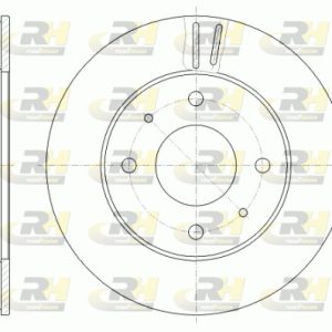 Disc frana MITSUBISHI GALANT VIII (EA_) 2.5 V6 24V (EA5A) benzina 163 cai ROADHOUSE 6394.10