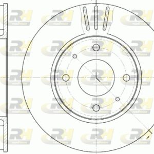Disc frana MITSUBISHI CARISMA (DA_) 1.9 DI-D (DA5A) diesel 115 cai ROADHOUSE 6585.10