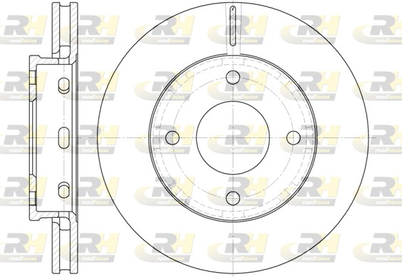 Disc frana MITSUBISHI COLT VI (Z3_A, Z2_A) 1.5 CZT (Z37A) benzina 150 cai ROADHOUSE 6680.10