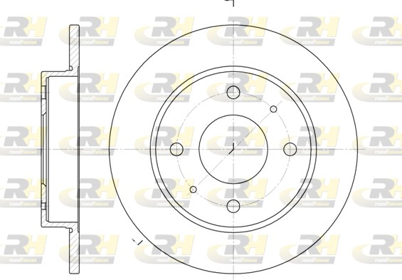 Disc frana MITSUBISHI COLT CZC VI Cabriolet (RG) 1.5 Turbo (Z37A) benzina 150 cai ROADHOUSE 6879.00
