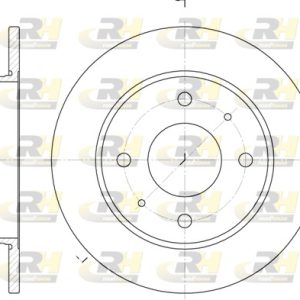 Disc frana MITSUBISHI COLT VI (Z3_A, Z2_A) 1.3 LPG (Z33A) Benzina/Autogaz (GPL) 95 cai ROADHOUSE 6879.00