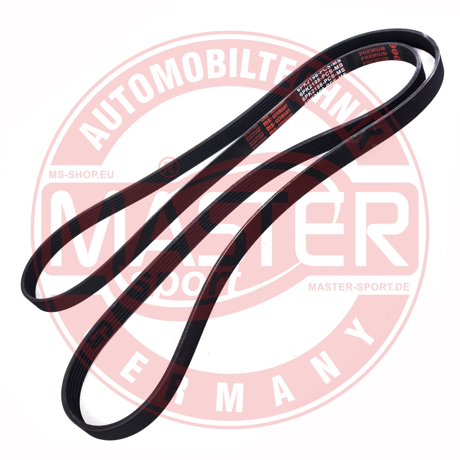 Curea transmisie cu caneluri MITSUBISHI OUTLANDER III (GG_W, GF_W, ZJ, ZL, ZK) 2.0 (GF7W) benzina 150 cai MASTERSPORT GERMANY 6PK2198-PCS-MS