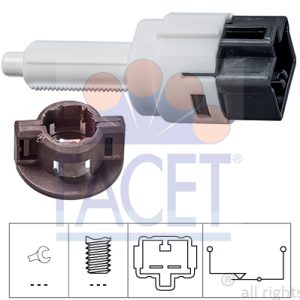 Comutator lumini frana MITSUBISHI LANCER VIII (CY_A, CZ_A) 1.8 (CY3A, CY6A) benzina 140 cai FACET 7.1281