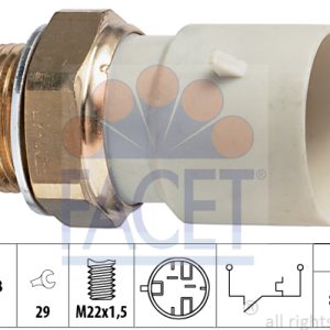 Comutator temperatura ventilator radiator MITSUBISHI CARISMA limuzina (DA_) 1.9 DI-D (DA5A) diesel 102 cai FACET 7.5271
