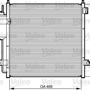 Condensator climatizare MITSUBISHI L200 / TRITON (KA_T, KB_T) 2.5 DI-D 4WD (KB4T) diesel 167 cai VALEO 814214