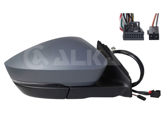 Oglinda exterioara MITSUBISHI OUTLANDER II (CW_W) 2.0 4WD benzina 147 cai ALKAR 9052866