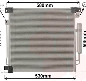 Condensator climatizare MITSUBISHI L200 / TRITON (KJ_, KK_, KL_) 2.4 DI-D (KJ0T) diesel 154 cai VAN WEZEL 32015700