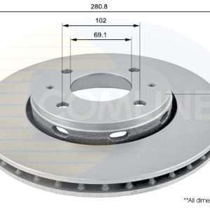 Disc frana MITSUBISHI CARISMA (DA_) 1.6 (DA1A) benzina 90 cai COMLINE ADC0352V