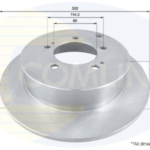 Disc frana MITSUBISHI LANCER VIII (CY_A, CZ_A) 2.0 i Ralliart 4WD (CY4A) benzina 241 cai COMLINE ADC1586