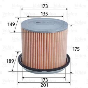 Filtru aer MITSUBISHI COLT III (C5_A) 1.8 GTi 16V Cat (C58A) benzina 136 cai VALEO 585764