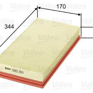 Filtru aer MITSUBISHI CARISMA limuzina (DA_) 1.8 GDI (DA2A) benzina 122 cai VALEO 585189