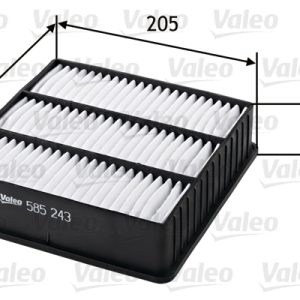 Filtru aer MITSUBISHI LANCER VII (CS_A, CT_A) EVO IX (CT9A) benzina 290 cai VALEO 585243