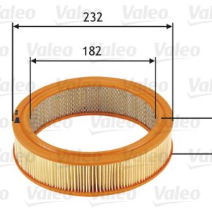 Filtru aer MITSUBISHI L200 (K3_T, K2_T, K1_T, K0_T) 2.6 4WD (K33T) benzina 103 cai VALEO 585696