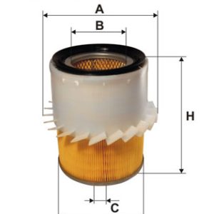 Filtru aer MITSUBISHI L200 (K7_T, K6_T, K5_T) 2.5 TD 4WD (K74T) diesel 115 cai FILTRON AM 468/4