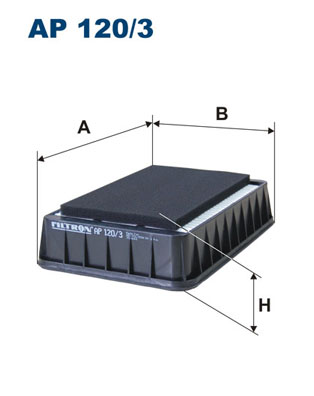 Filtru aer MITSUBISHI OUTLANDER II (CW_W) 3.0 4WD (CW6W) benzina 220 cai FILTRON AP 120/3