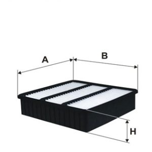 Filtru aer MITSUBISHI OUTLANDER I (CU_W) 2.0 4WD (CU2W) benzina 136 cai FILTRON AP 175