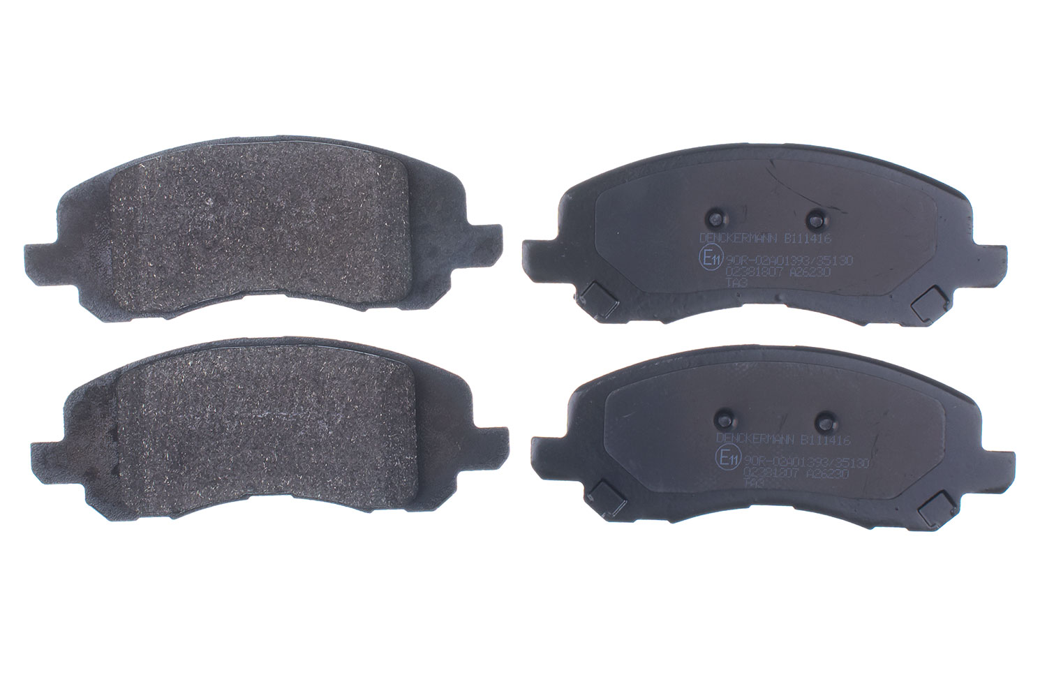 Placute frana MITSUBISHI ASX (GA_W_) 1.6 MIVEC (GA1W) benzina 116 cai DENCKERMANN B111416