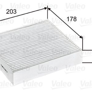 Filtru polen MITSUBISHI COLT Caseta/ Hatchback (Z3_V) 1.5 DiD diesel 95 cai VALEO 715603