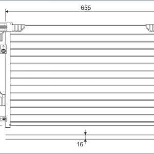 Condensator climatizare MITSUBISHI LANCER VIII (CY_A, CZ_A) 2.0 DI-D (CY8A) diesel 140 cai VALEO 814315