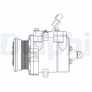 Compresor climatizare MITSUBISHI COLT VI (Z3_A, Z2_A) 1.3 (Z21A) benzina 95 cai DELPHI CS20534
