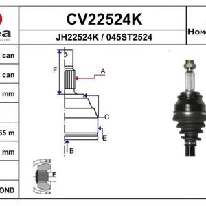 Cap planetara MITSUBISHI OUTLANDER II (CW_W) 2.2 DI-D 4WD diesel 140 cai EAI CV22524K
