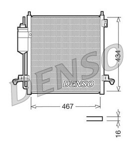 Condensator climatizare MITSUBISHI L200 / TRITON (KA_T, KB_T) 2.5 DI-D (KA4T) diesel 136 cai DENSO DCN45001