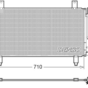 Condensator climatizare MITSUBISHI OUTLANDER III (GG_W, GF_W, ZJ, ZL, ZK) 2.2 DI-D 4WD (GF6W) diesel 150 cai DENSO DCN45006