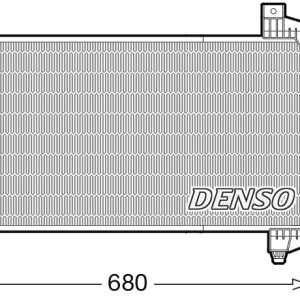 Condensator climatizare MITSUBISHI ECLIPSE CROSS (GK_, GL_) 1.5 T-Mivec 4WD benzina 163 cai DENSO DCN45014