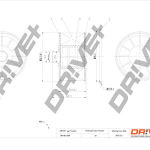 Filtru ulei MITSUBISHI ASX (VSX_, VSE_) 1.3 MHEV (VSXG3) benzina/elector 140 cai DRIVE DP1110.11.0147