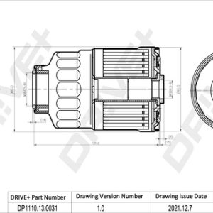 Filtru combustibil MITSUBISHI L 300 / DELICA II bus (L03_P/G, L0_2P) 2.3 D (L038P) diesel 68 cai DRIVE DP1110.13.0031