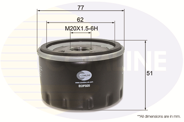 Filtru ulei MITSUBISHI CARISMA limuzina (DA_) 1.9 DI-D (DA5A) diesel 102 cai COMLINE EOF025
