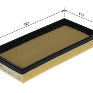 Filtru aer MITSUBISHI MIRAGE / SPACE STAR VI hatchback (A0_A) 1.2 benzina 71 cai BOSCH F 026 400 507