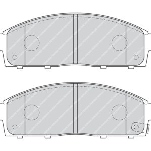 Placute frana MITSUBISHI L200 / TRITON (KA_T, KB_T) 2.5 DI-D (KA4T) diesel 178 cai FERODO FDB4023