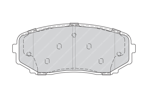 Placute frana MITSUBISHI ECLIPSE CROSS (GK_, GL_) 1.5 T-Mivec 4WD benzina 163 cai FERODO FDB4365