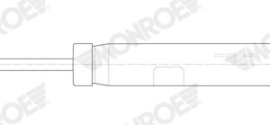 Amortizor MITSUBISHI OUTLANDER II (CW_W) 2.0 DI-D (CW8W) diesel 140 cai MONROE G1455