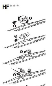 Lamela stergator MITSUBISHI OUTLANDER II (CW_W) 2.4 4WD (CW5W) benzina 170 cai TRICO HF530L