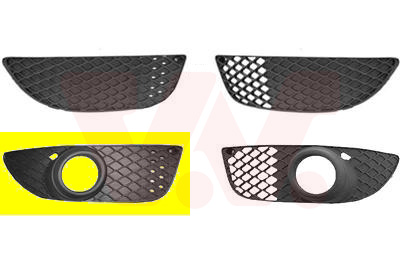 Grila ventilatie bara protectie MITSUBISHI LANCER VIII (CY_A, CZ_A) 2.0 benzina 147 cai VAN WEZEL 3232594