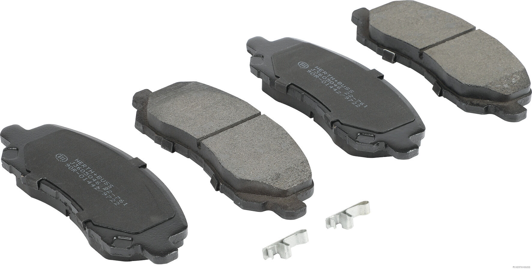 Placute frana MITSUBISHI OUTLANDER I (CU_W) 2.4 HDD Mivec (CU5W) benzina 160 cai HERTH BUSS JAKOPARTS J3605046