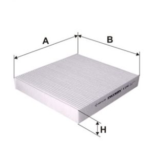 Filtru polen MITSUBISHI LANCER VIII (CY_A, CZ_A) 1.8 DI-D (CY9A) diesel 150 cai FILTRON K 1241