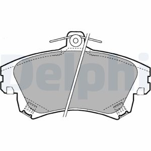 Placute frana MITSUBISHI CARISMA limuzina (DA_) 1.6 (DA1A) benzina 103 cai DELPHI LP1398