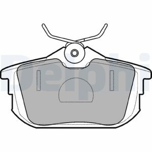 Placute frana MITSUBISHI CARISMA limuzina (DA_) 1.8 16V GDI (DA2A) benzina 125 cai DELPHI LP1593