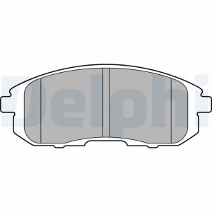 Placute frana MITSUBISHI L 300 III bus (P0_W, P1_W, P2_W, P3_W) 2.4 4WD (P24W) benzina 112 cai DELPHI LP2148