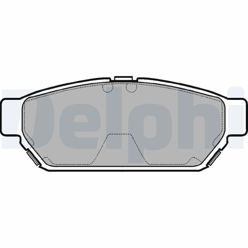 Placute frana MITSUBISHI CARISMA limuzina (DA_) 1.8 GDI (DA2A) benzina 122 cai DELPHI LP968