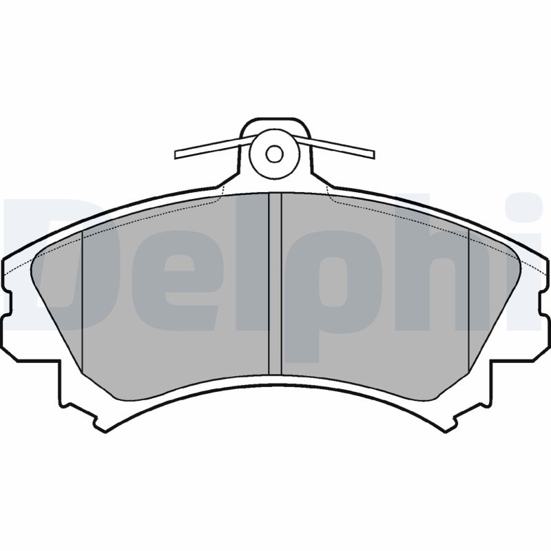 Placute frana MITSUBISHI CARISMA (DA_) 1.8 GDI (DA2A) benzina 122 cai DELPHI LP993