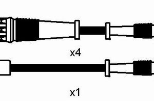 Bujie MITSUBISHI OUTLANDER I (CU_W) 2.0 4WD (CU2W) benzina 136 cai NGK 5743